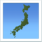 Map of Japan emoji on Apple